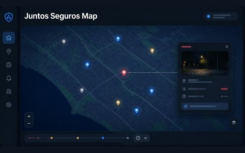 juntos seguros map